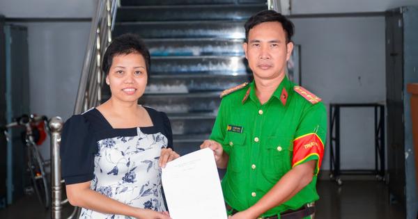 Chuyển nhầm gần 10 triệu đồng, công an phường Long Hưng hỗ trợ người dân nhận lại tiền