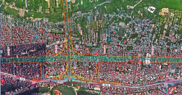 Đề xuất phương án tuyến Trục đại lộ cảnh quan sông Hồng: Kết nối Bắc - Nam, bảo tồn di sản