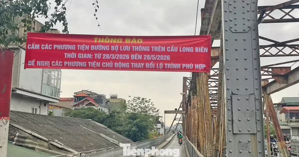 Hà Nội cấm toàn bộ phương tiện qua cầu Long Biên 60 ngày để sửa chữa đột xuất