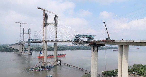 Cầu Phước Khánh trên cao tốc Bến Lức - Long Thành đã hoàn thành hơn 96% khối lượng