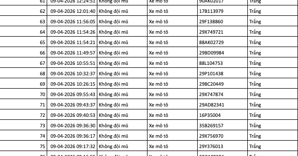 Camera AI Phát Hiện Gần 30.000 Lượt Vi Phạm Giao Thông Trong 24 Giờ