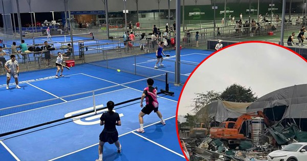 Cụm 22 sân Pickleball lớn nhất Hà Nội bị tháo dỡ sau chưa đầy 1 tháng hoạt động