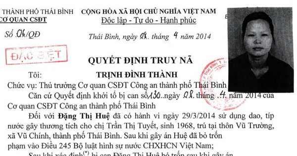 Công an Hưng Yên truy nã đối tượng dùng dao gây thương tích sau 10 năm bỏ trốn