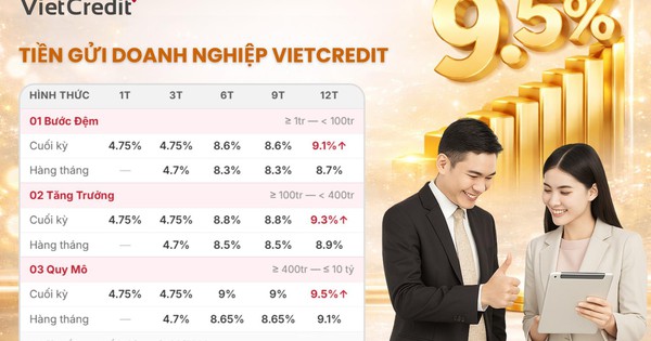 Lãi suất tiền gửi doanh nghiệp phân hóa mạnh: Ngân hàng 4-6%, công ty tài chính lên đến 9,5%