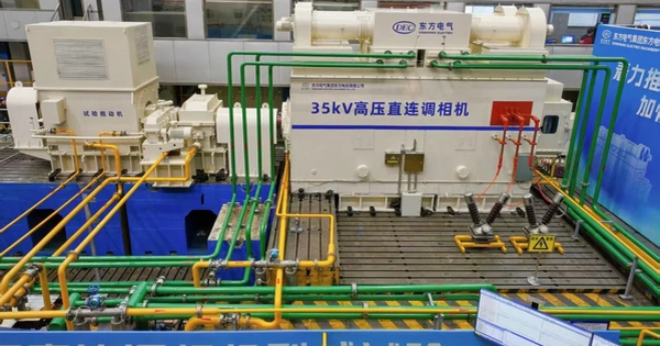 Trung Quốc phát triển thiết bị bù đồng bộ cao áp đầu tiên thế giới, hỗ trợ chuyển đổi năng lượng tái tạo