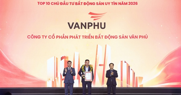 Văn Phú giữ vững Top 5 chủ đầu tư bất động sản uy tín 2026