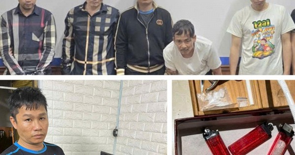 Công an phường Gia Viên bắt giữ 4 đối tượng sử dụng ma túy