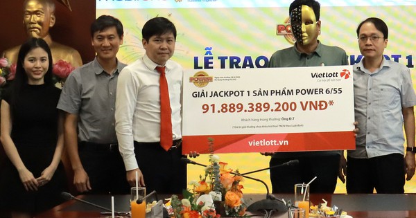 Người đàn ông Ninh Bình trúng Jackpot Power 6/55 hơn 91 tỷ đồng
