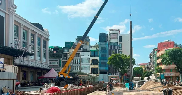 Hà Nội hoàn thành bể ngầm chống ngập 2.500m³ tại chợ Hàng Da