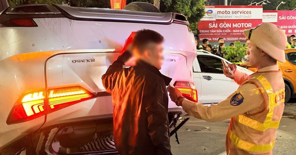 Tài xế Lexus bị khởi tố sau vụ tông liên hoàn 6 xe trên phố Trung Kính, Hà Nội
