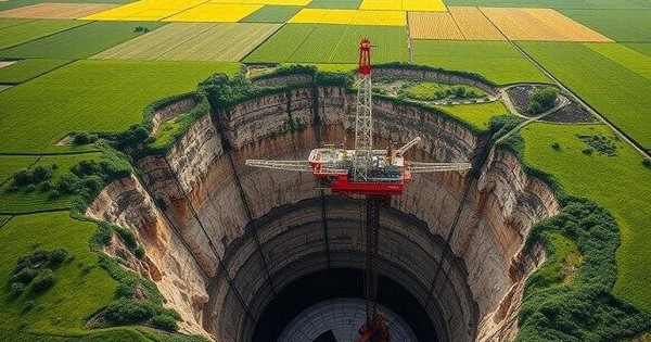 Trung Quốc khoan giếng sâu kỷ lục 10.910 mét tại sa mạc Taklamakan