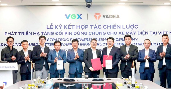YADEA và VGX hợp tác phát triển hệ thống đổi pin xe máy điện dùng chung