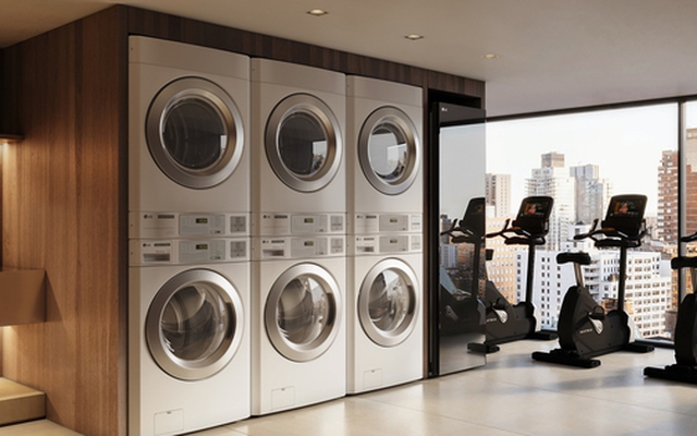 LG mở rộng sang lĩnh vực thiết bị thương mại: Ra mắt bộ đôi giặt - sấy công nghiệp thông minh