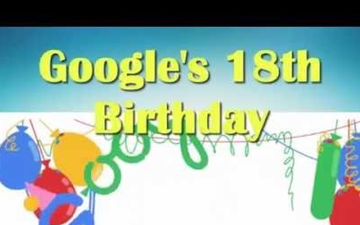 Google kỷ niệm sinh nhật lần thứ 23 bằng Doodle đặc biệt