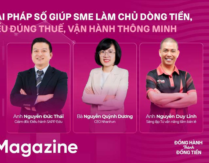 Giải pháp số giúp SME làm chủ dòng tiền, hiểu đúng thuế, vận hành thông minh